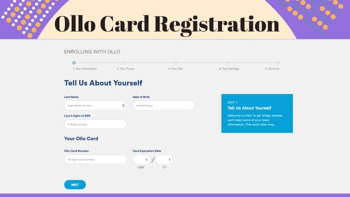 Ollo-Card-Registration